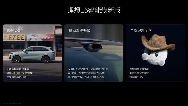 激光雷达理想L系列强化智能属性开元棋牌辅助驾驶芯片升级标配(图2)
